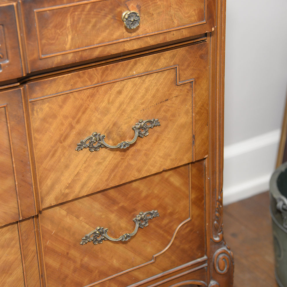 Vintage Louis XV Style Bedroom Suite