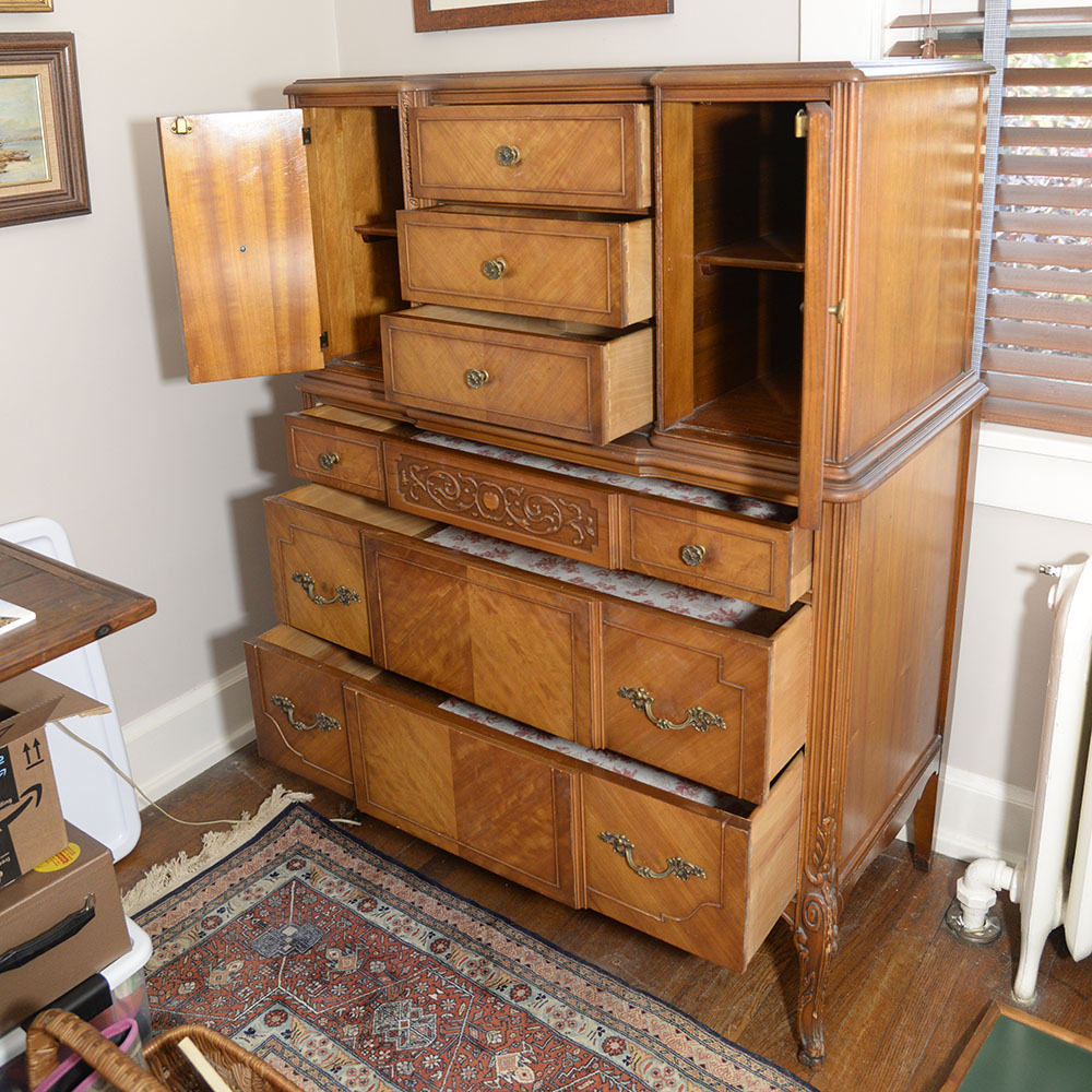 Vintage Louis XV Style Bedroom Suite