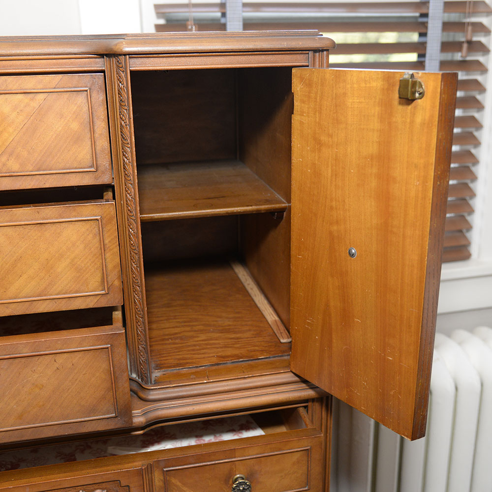 Vintage Louis XV Style Bedroom Suite