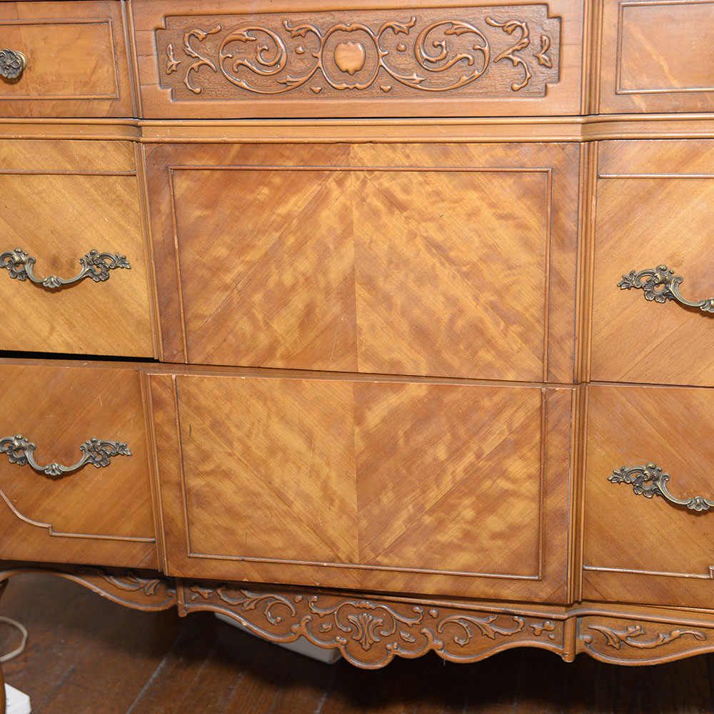 Vintage Louis XV Style Bedroom Suite