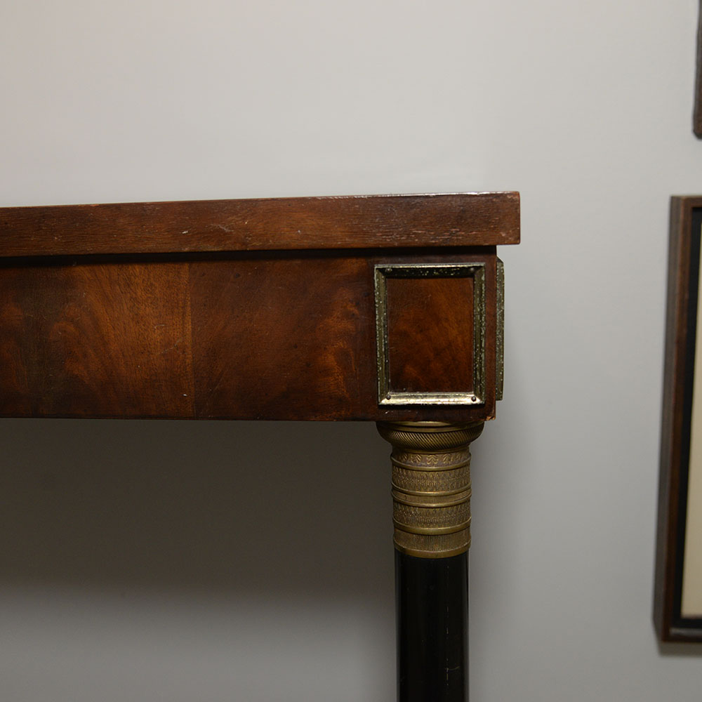 Mahogany Veneer Hall Table