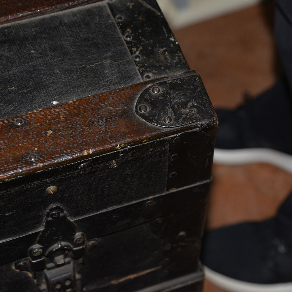 Early 20th Century Antique Travel Trunk