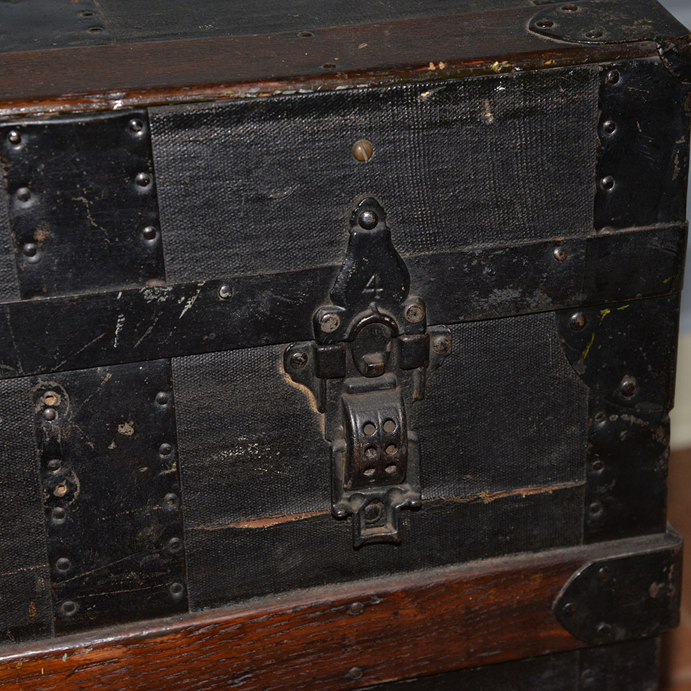 Early 20th Century Antique Travel Trunk