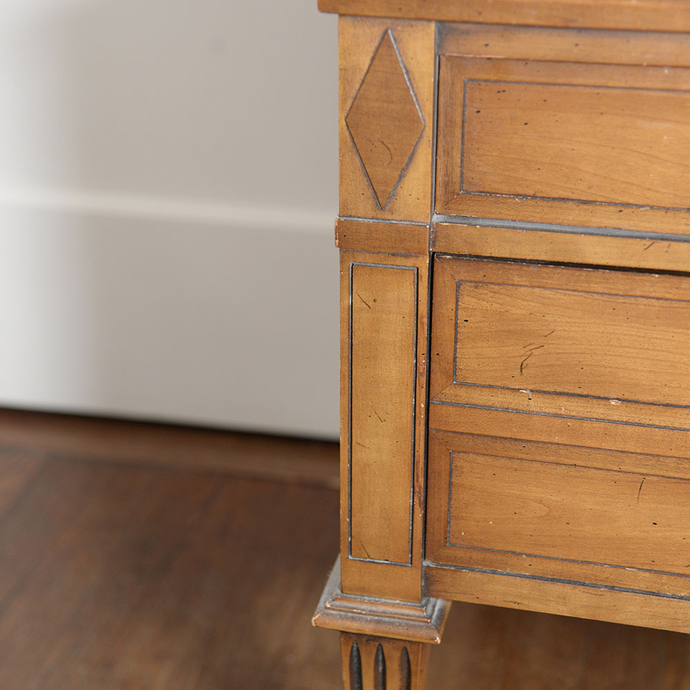 Vintage Imperial Walnut Veneer Side Table