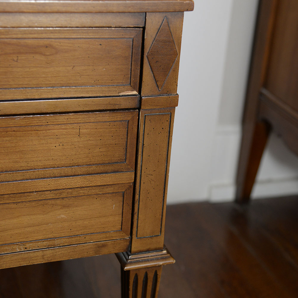 Vintage Imperial Walnut Veneer Side Table