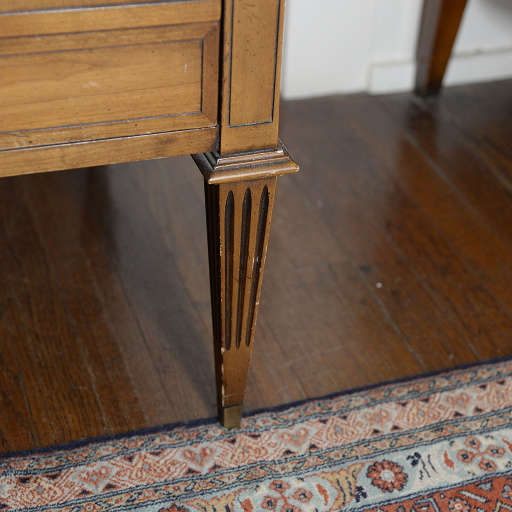 Vintage Imperial Walnut Veneer Side Table
