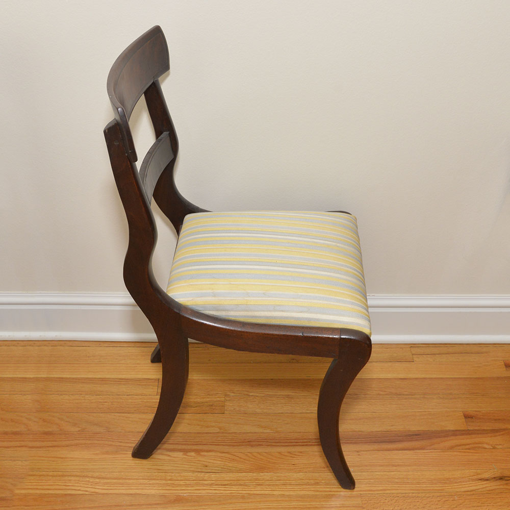 Pair of Empire Style Side Chairs