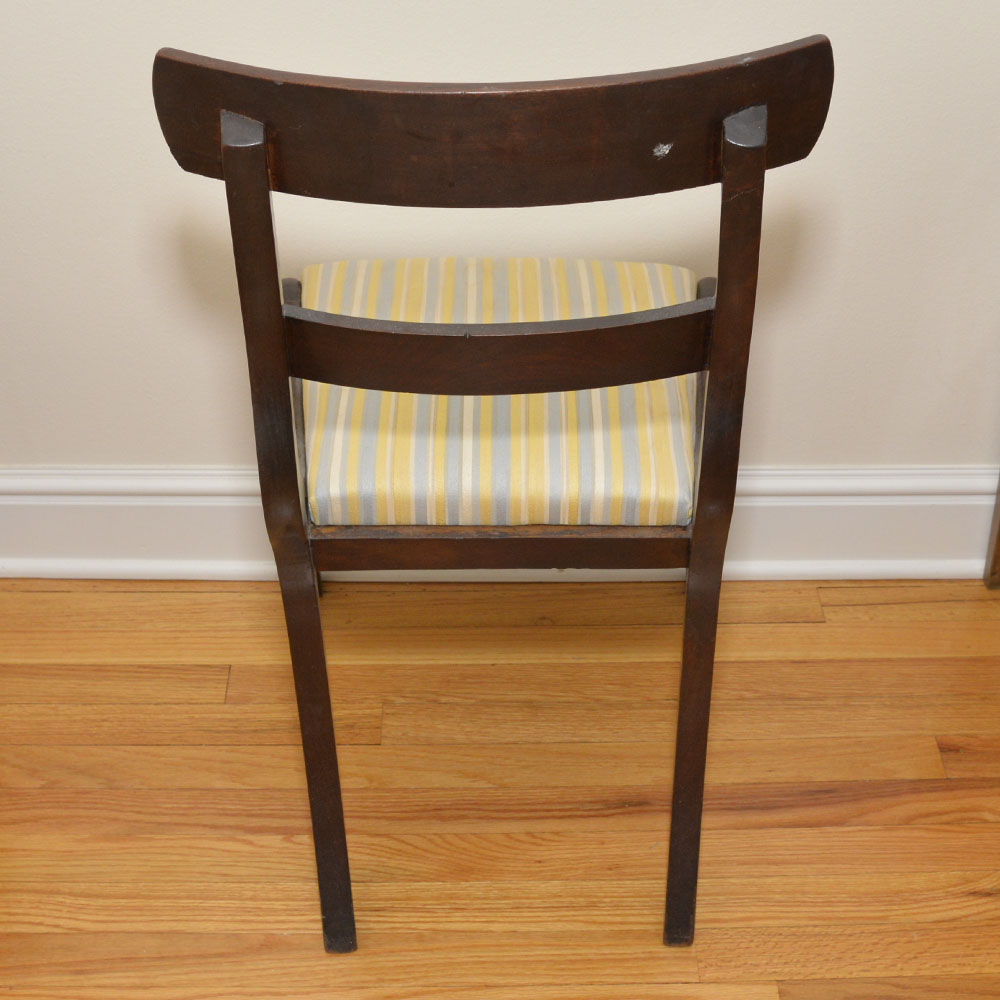 Pair of Empire Style Side Chairs