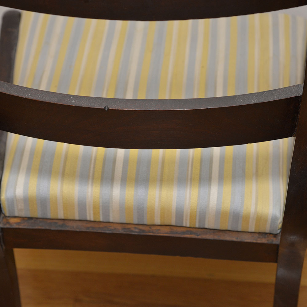 Pair of Empire Style Side Chairs