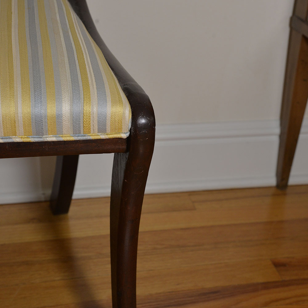 Pair of Empire Style Side Chairs