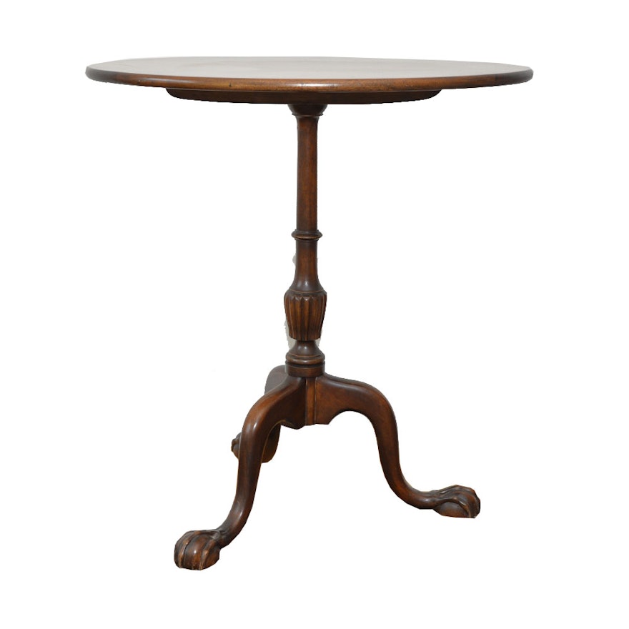 Chippendale Style Mahogany Side Table