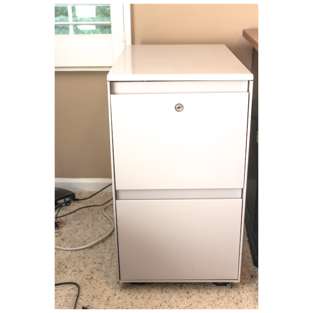 Pair of Locking File Cabinets