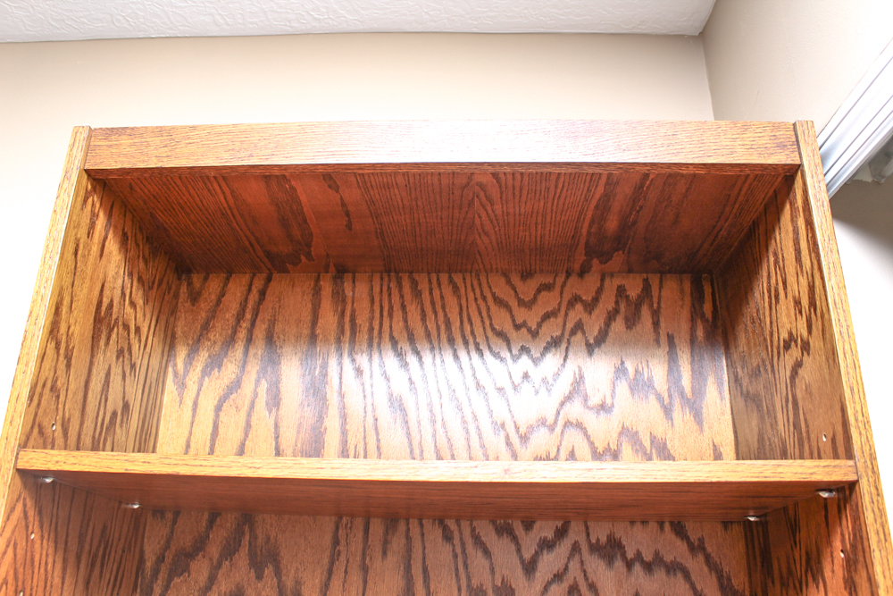 Oak Veneer Bookcase