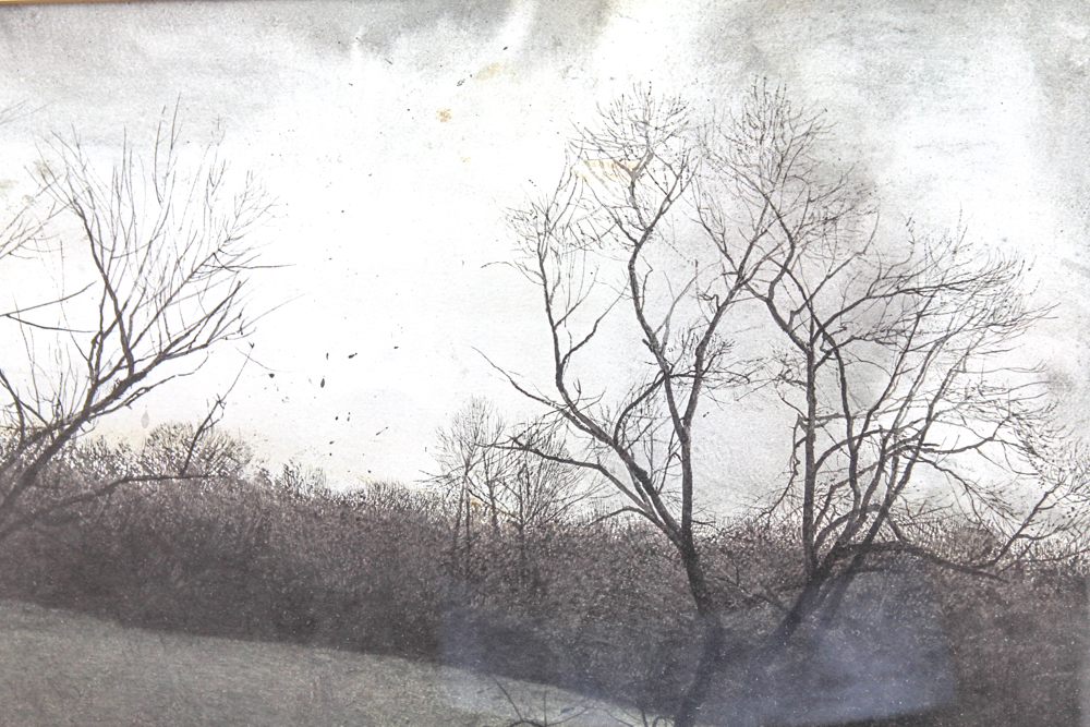 Unsigned Pastoral Landscape Offset Lithograph