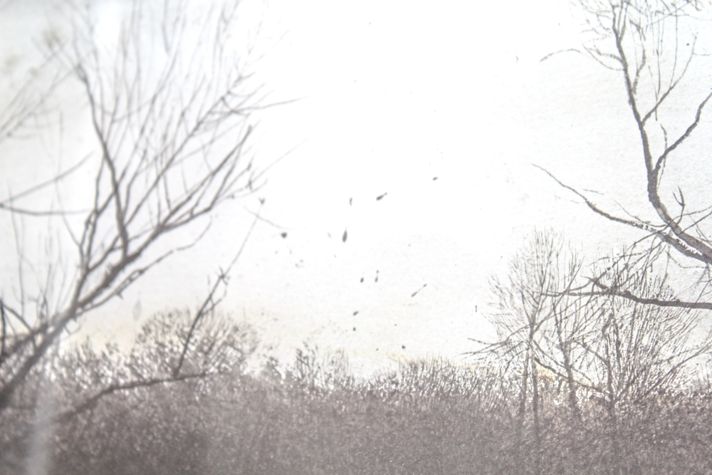 Unsigned Pastoral Landscape Offset Lithograph