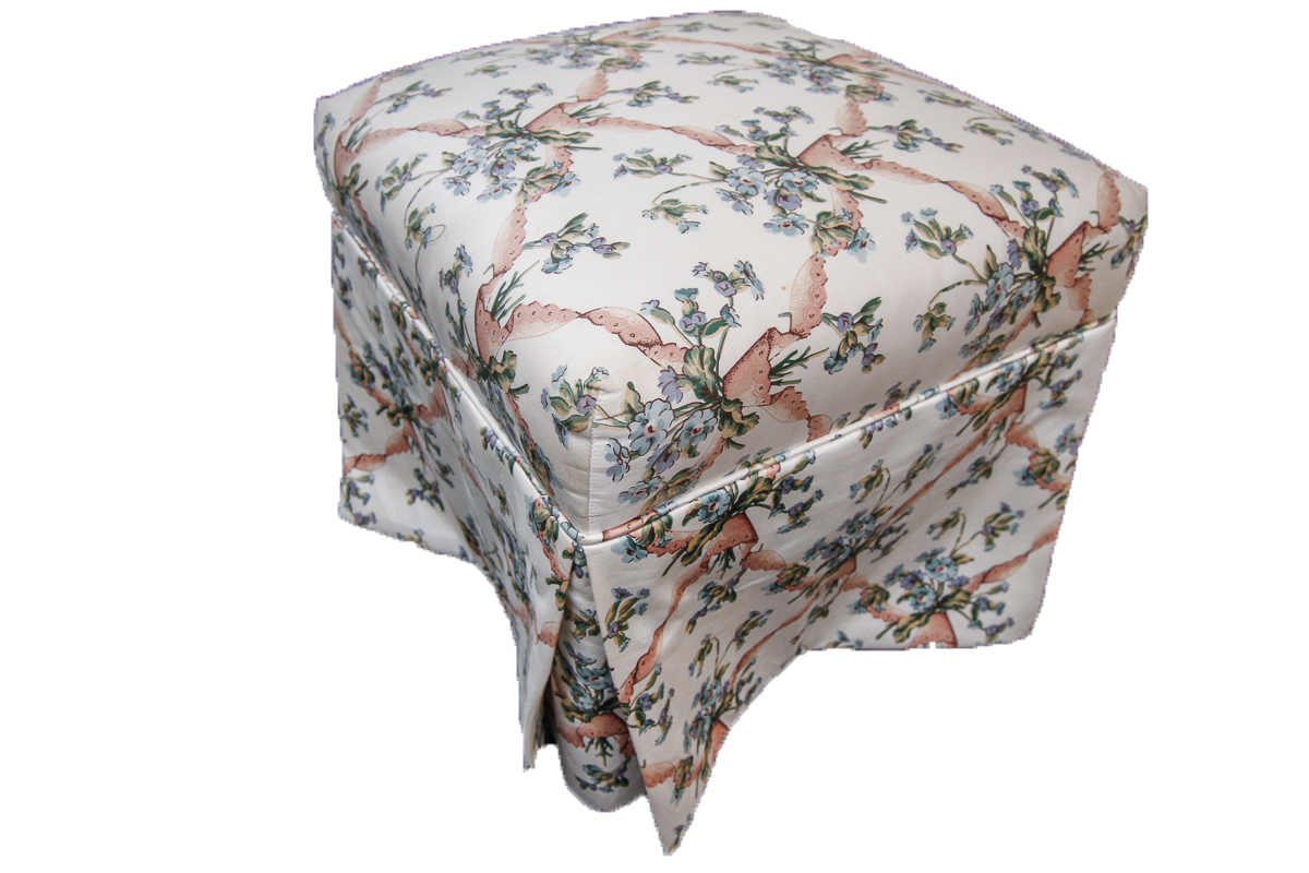 Accent Table with Ottoman and Comforter