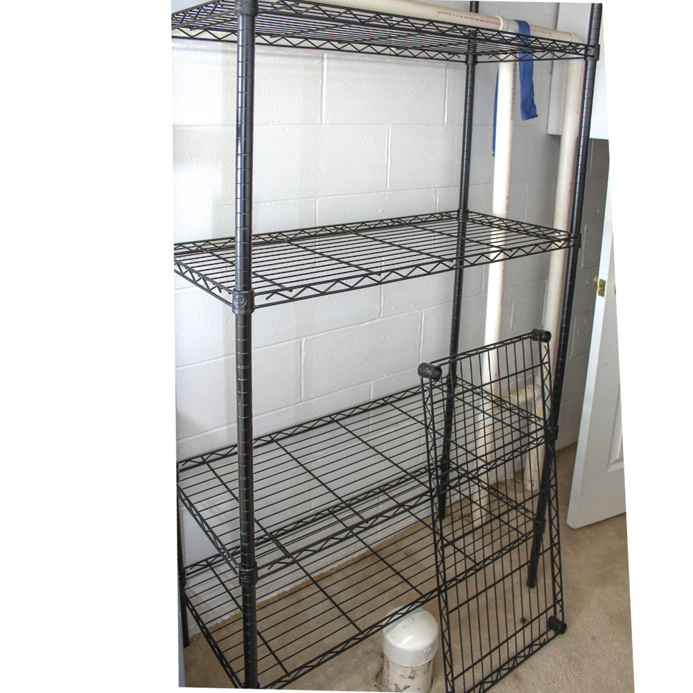 Two Metal Shelving Units by PerfectHOME