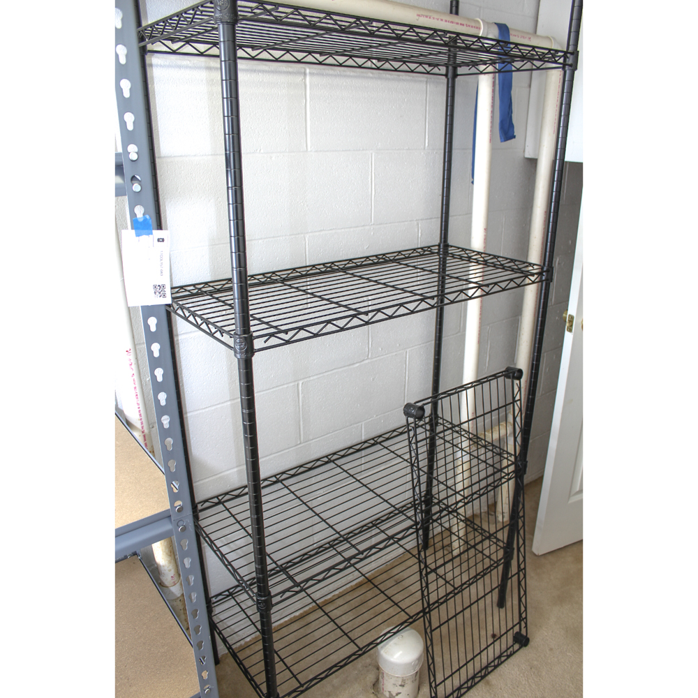 Two Metal Shelving Units by PerfectHOME