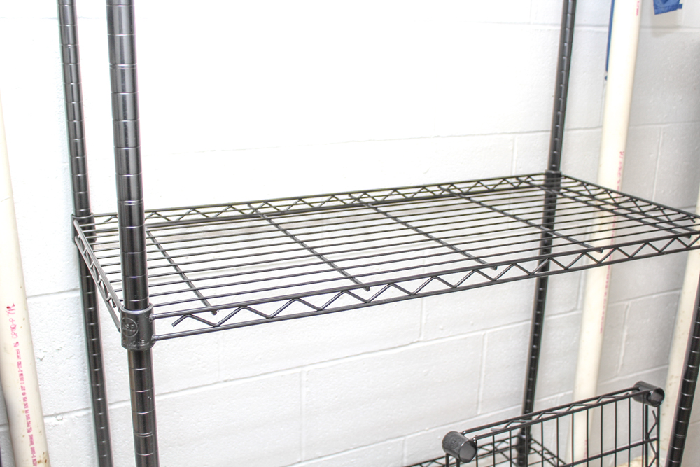 Two Metal Shelving Units by PerfectHOME