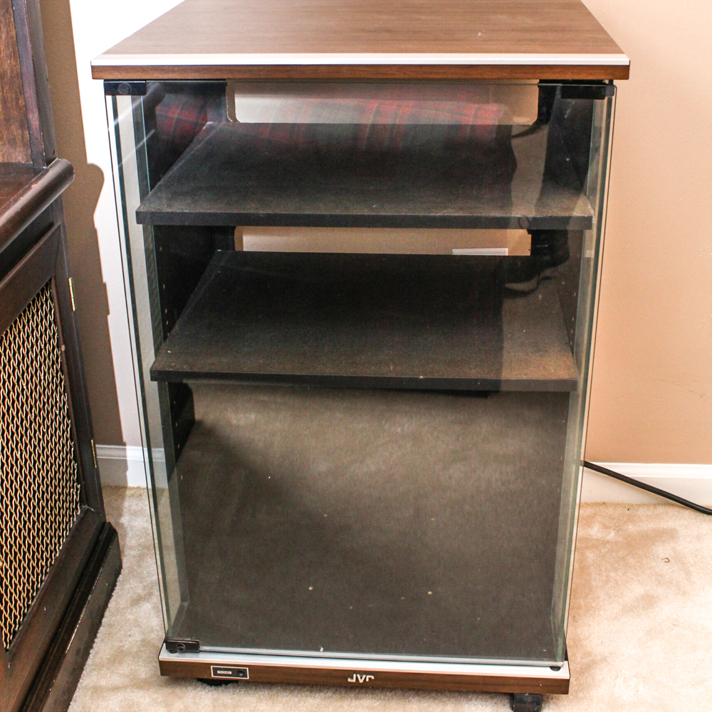 Vintage JVC Stereo Cabinet