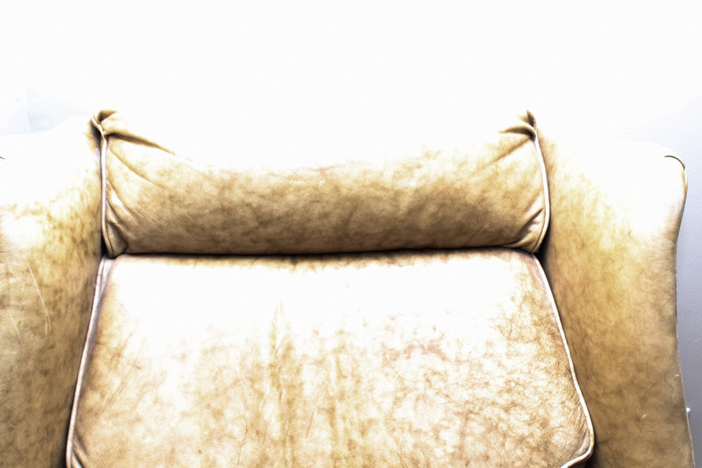 Leather Wing Back Recliner by Old Hickory Tannery