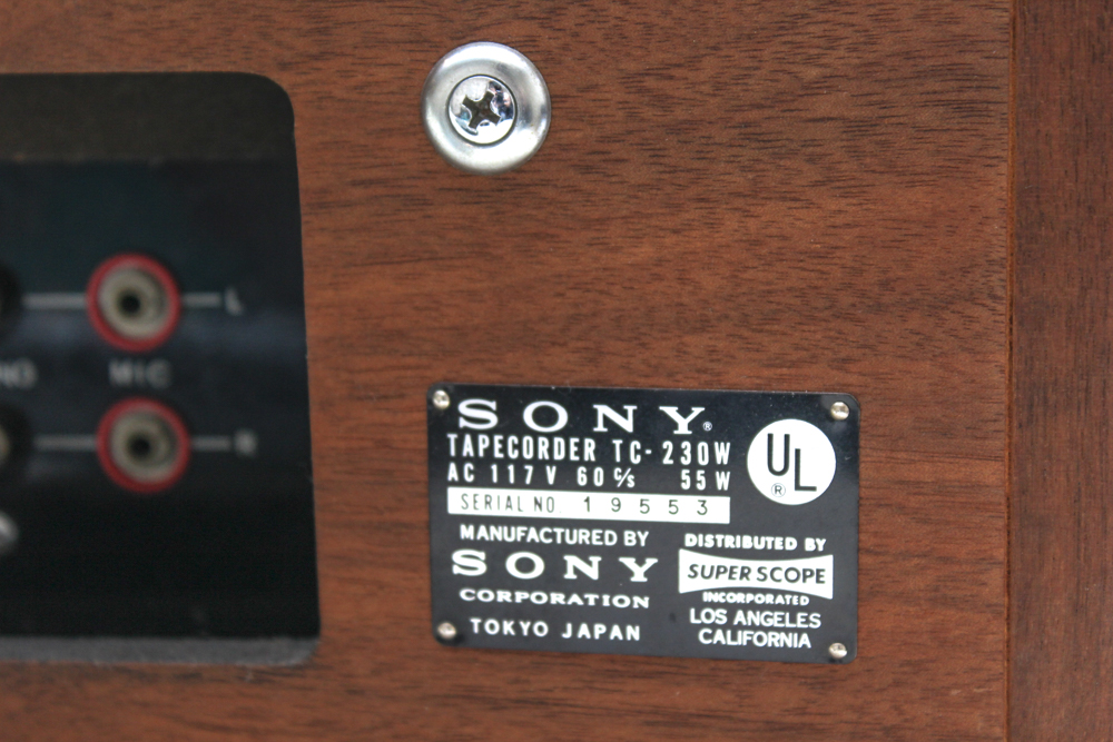 Sony Reel-to-Reel Tape Recorder