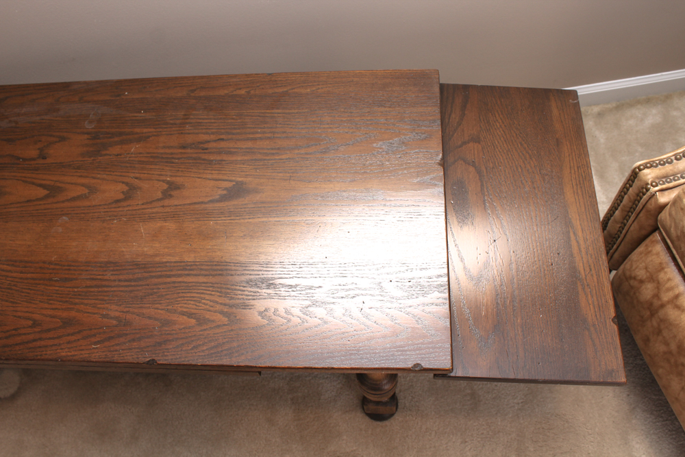 Vintage Oak Draw Leaf Coffee Table