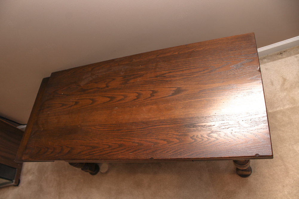 Vintage Oak Draw Leaf Coffee Table