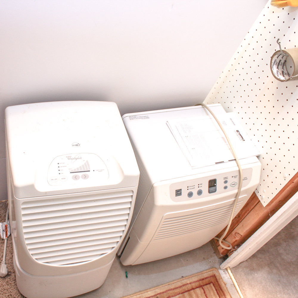 Kenmore and Whirlpool Dehumidifiers with Honeywell Humidifier