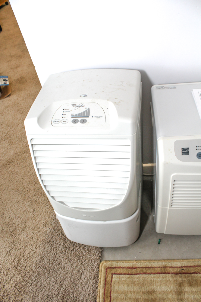 Kenmore and Whirlpool Dehumidifiers with Honeywell Humidifier