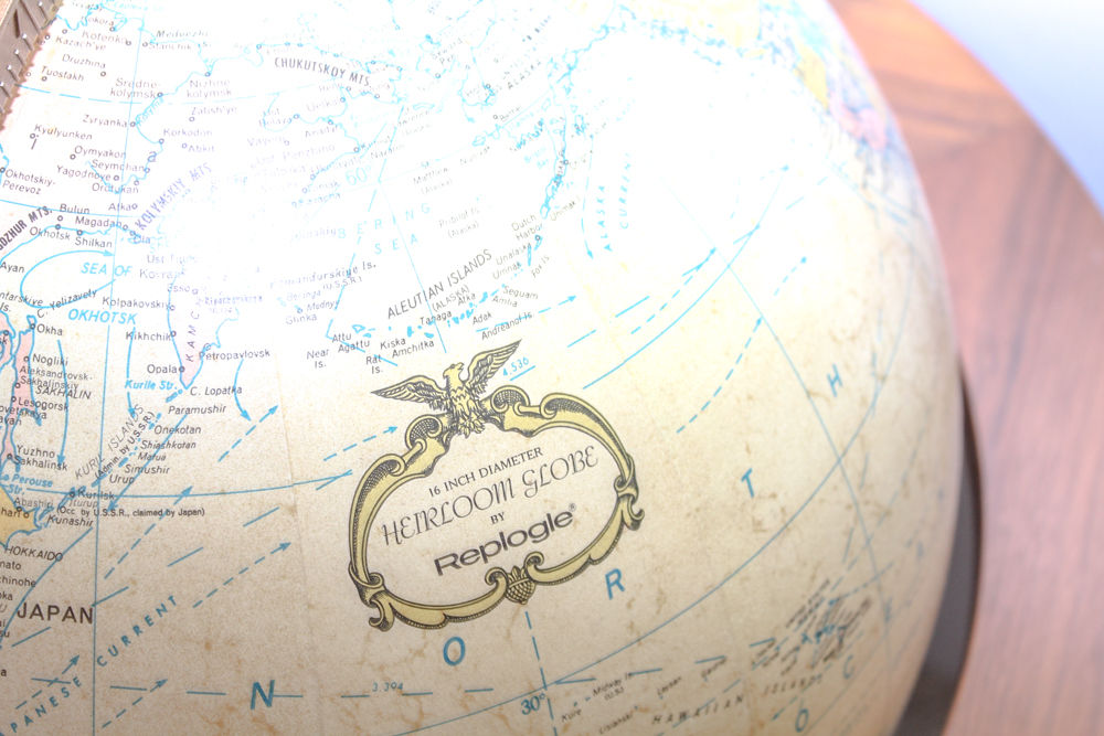 Vintage "Heirloom" Globe by Replogle