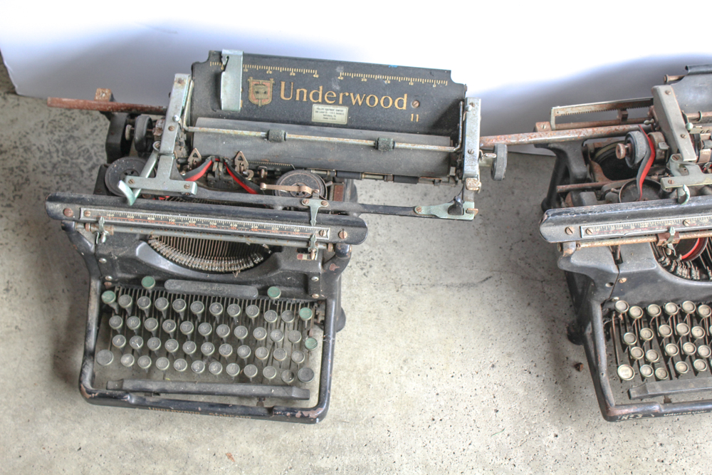 Pair of Vintage Underwood Typewriters