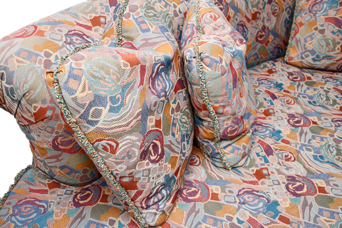 1980s Modern Kidney Shaped Sofa