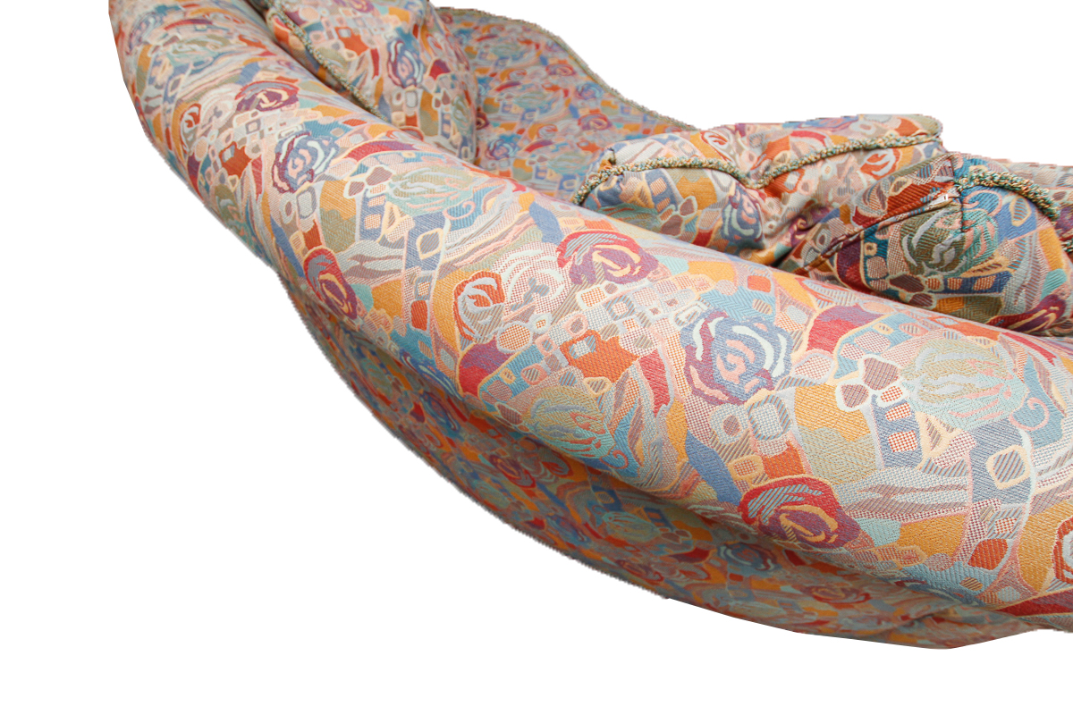 1980s Modern Kidney Shaped Sofa