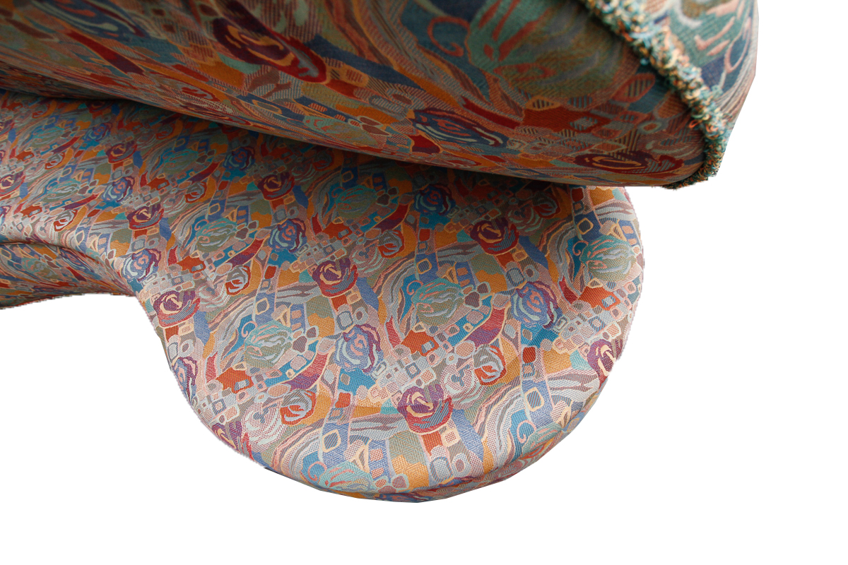 1980s Modern Kidney Shaped Sofa