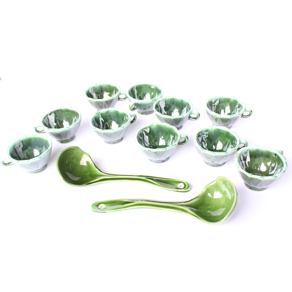 Cups and Ladles by McCoy Pottery