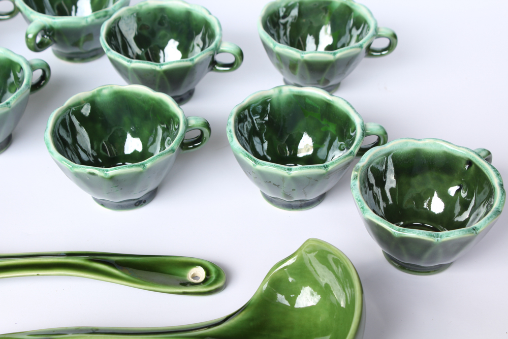 Cups and Ladles by McCoy Pottery