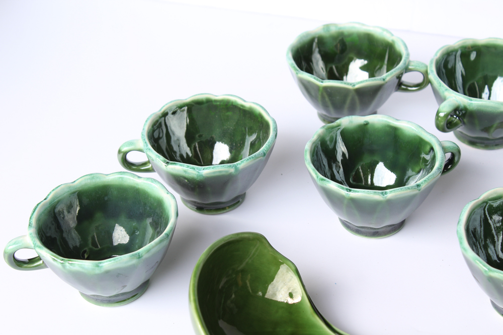 Cups and Ladles by McCoy Pottery