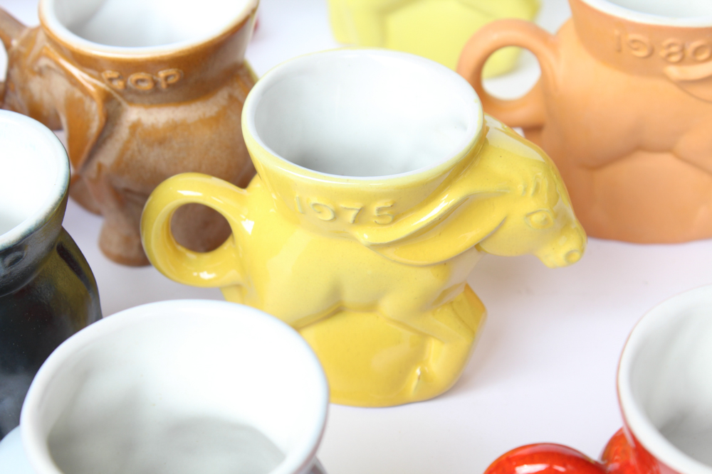 Political Mugs by Frankoma Pottery