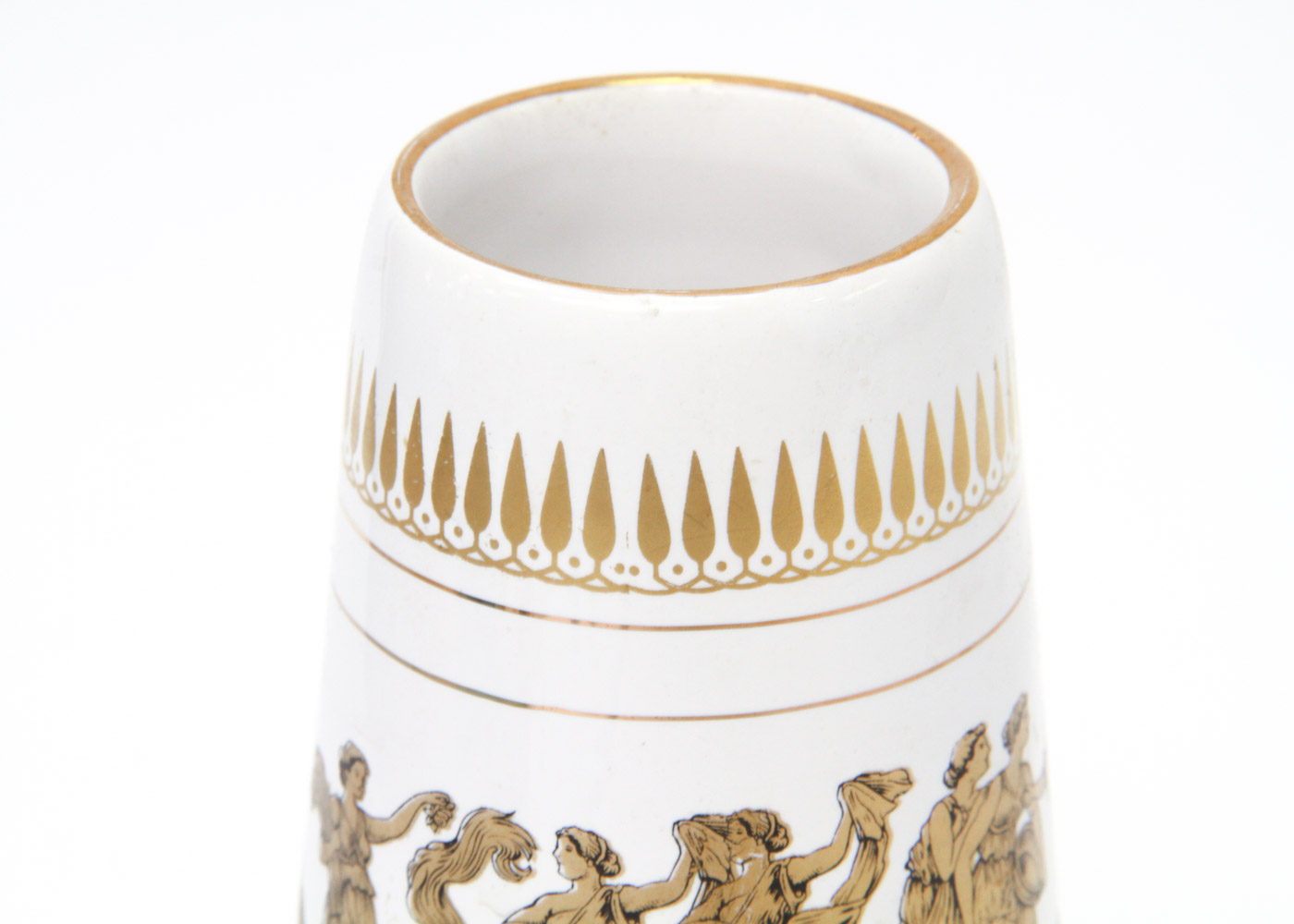 Vintage KE Greek Porcelain Vase