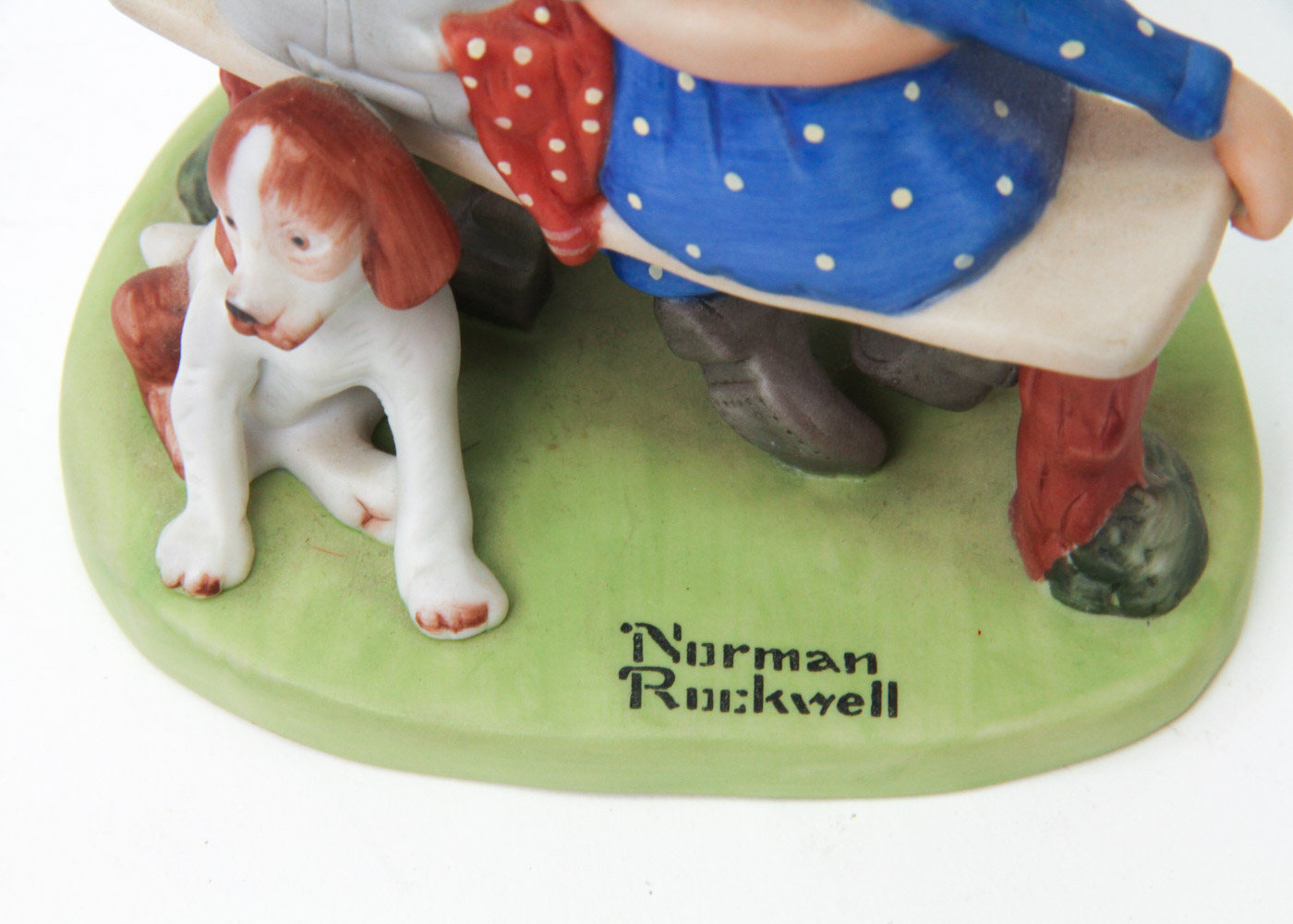 Collection of Norman Rockwell Danbury Mint Porcelain Figurines