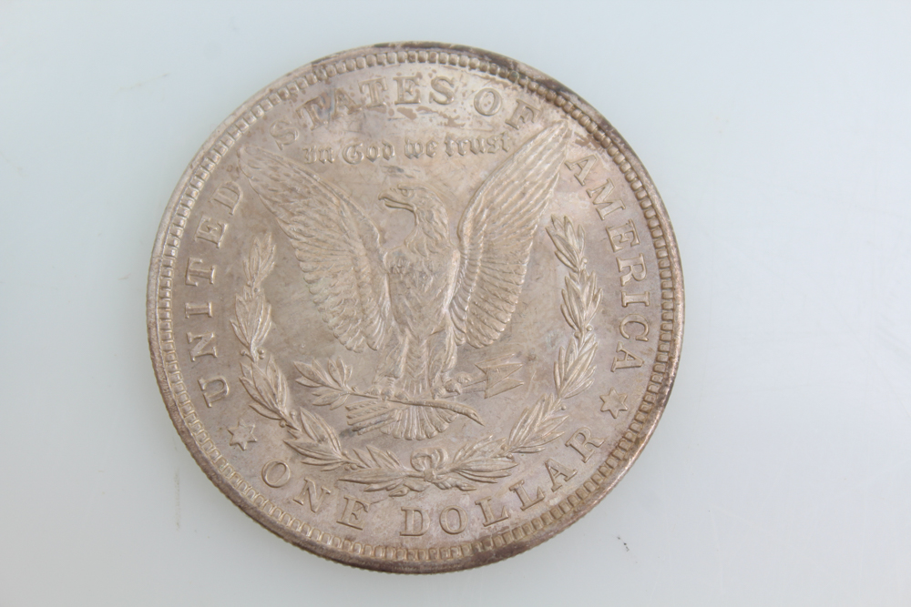 Three 1921 Morgan Silver Dollars