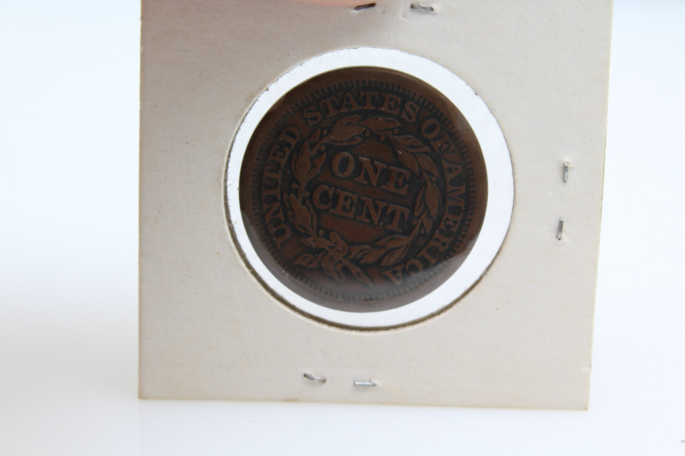 1855 Braided Hair Large Cent