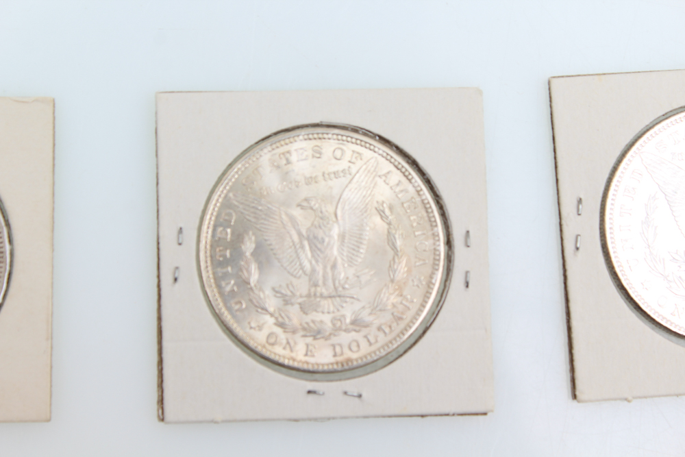 1884-S 1896 and 1921 Morgan Silver Dollars