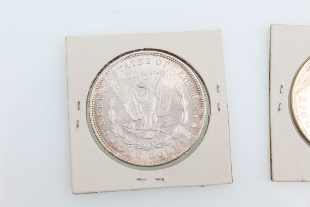 1884 1896 and 1921 Morgan Silver Dollars