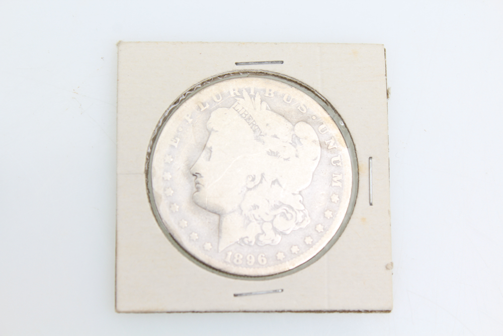 1896-O and 1921 Morgan Silver Dollars