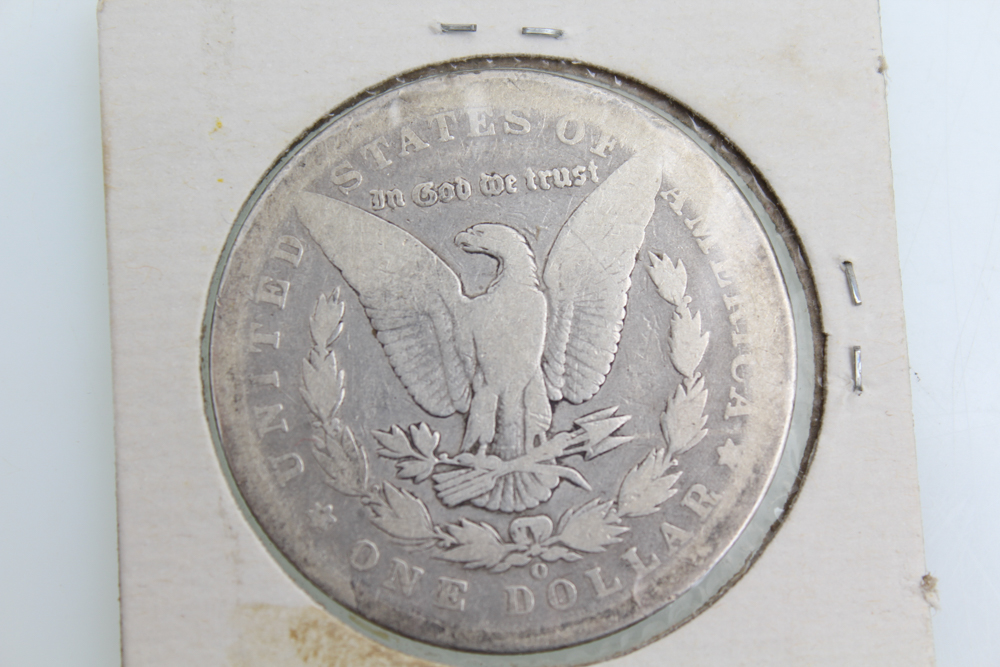 1896-O and 1921 Morgan Silver Dollars