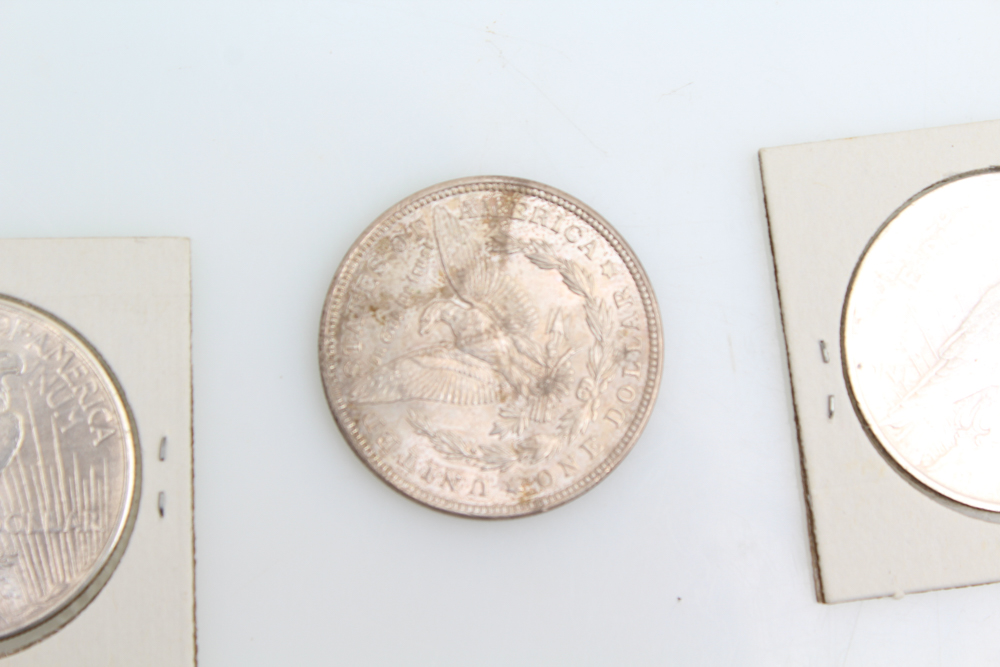1921 Morgan 1922 and 1925 Peace Silver Dollars