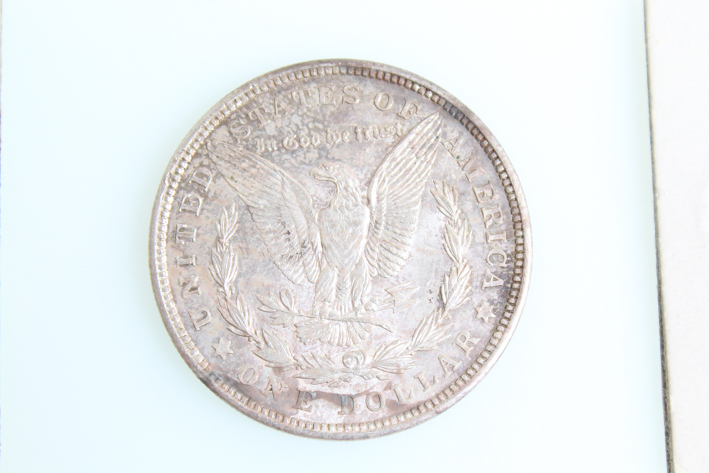 1890-O 1892-O and 1921 Morgan Silver Dollars