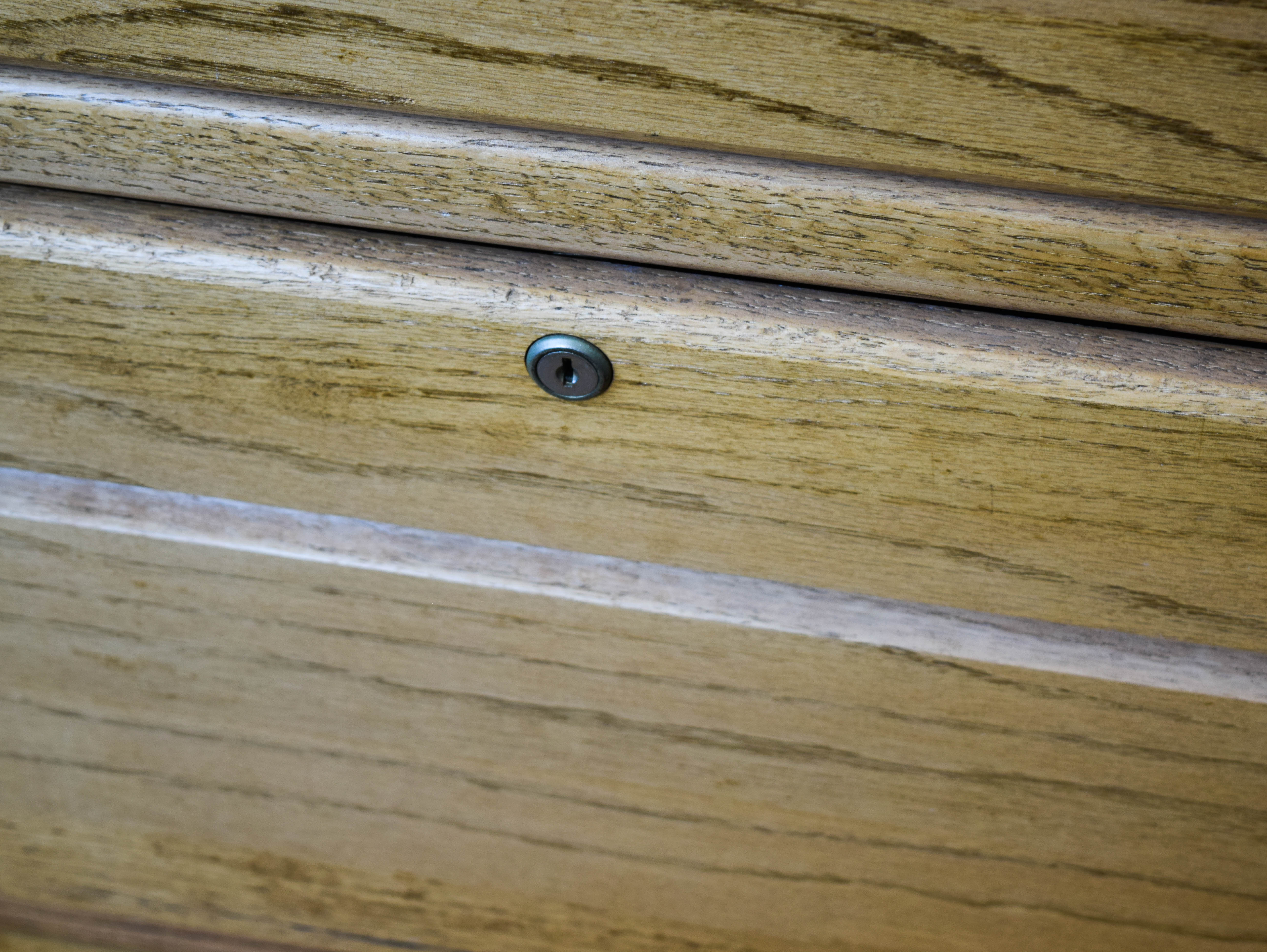 Vintage Oak Filing Cabinet